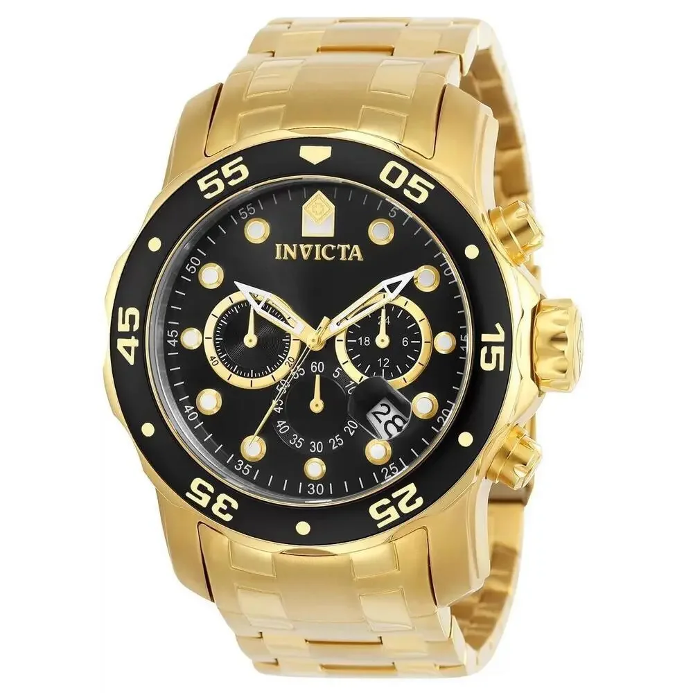NWT Invicta 0072 Pro Diver | Chronograph | Black | Men's Watch